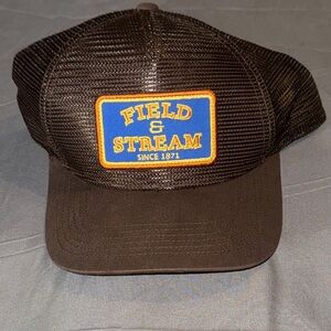 Field & Stream Dark Brown SnapBack Trucker Hat. OSFA